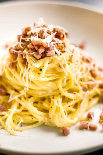 Carbonara, dieta mesdhetare.