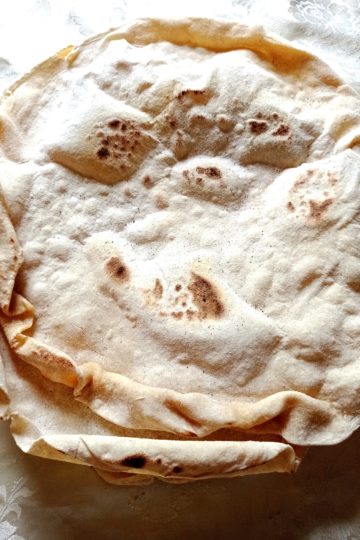 Piadinë. Receta gatimi. Dieta mesdhetare.